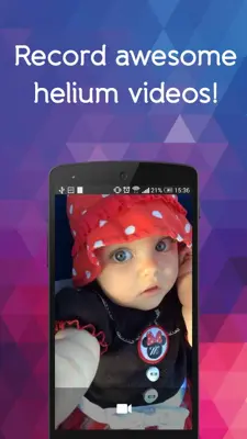 Helium Video Recorder android App screenshot 0