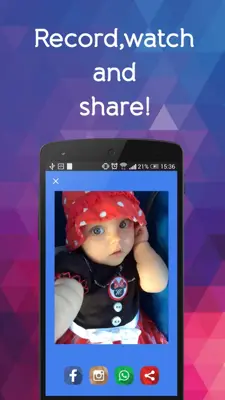 Helium Video Recorder android App screenshot 1